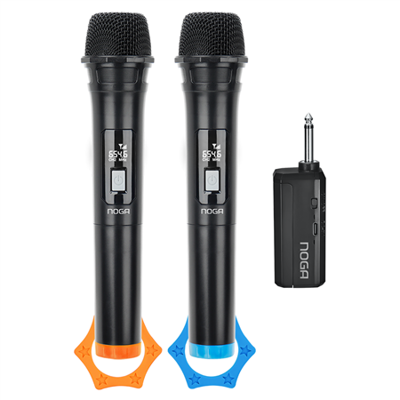 Set Micrófonos Inalámbricos 2.4G con LED
